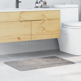 Alfombrilla de baño rectangular gris 60x90 cm de