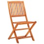 Set de comedor de jardín plegable 9 pzas madera eucalipto by vidaXL, Garden sets - Ref: Foro24-3087158, Price: 452,18 €, Disc...