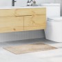 Alfombra de baño rectangular crema 60x90 cm de polipropileno antideslizante de , Alfombras y esterillas de baño - Ref: Foro24...