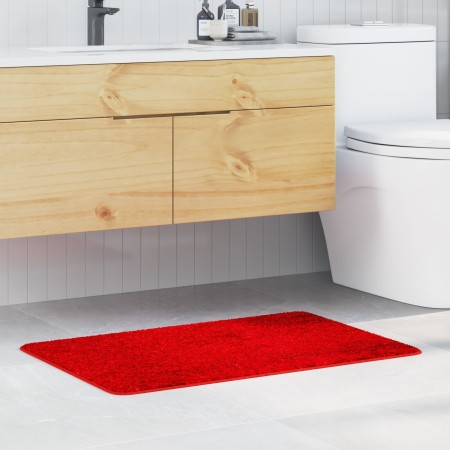 Alfombra de baño rectangular roja 60x90 cm de polipropileno antideslizante by , Rugs and bath mats - Ref: Foro24-4019838, Pri...