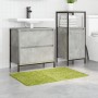 Alfombrilla de baño rectangular verde 60x90 cm de polipropileno