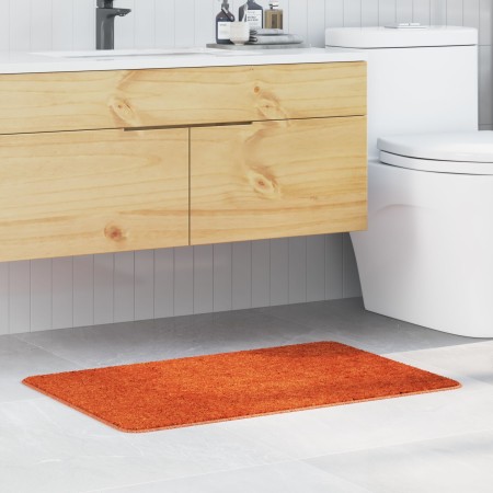 Alfombrilla de baño rectangular naranja 60x90 cm de polipropileno antideslizante von , Teppiche und Badematten - Ref: Foro24-...