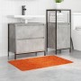 Alfombrilla de baño rectangular naranja 60x90 cm de polipropileno antideslizante de , Alfombras y esterillas de baño - Ref: F...