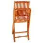 Set de comedor de jardín plegable 9 pzas madera eucalipto by vidaXL, Garden sets - Ref: Foro24-3087158, Price: 433,24 €, Disc...