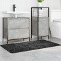 Alfombrilla de baño rectangulares gris oscuro 70x120 cm de polipropileno antideslizante by , Rugs and bath mats - Ref: Foro24...