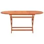 Set de comedor de jardín plegable 9 pzas madera eucalipto by vidaXL, Garden sets - Ref: Foro24-3087158, Price: 433,24 €, Disc...