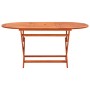 Set de comedor de jardín plegable 9 pzas madera eucalipto by vidaXL, Garden sets - Ref: Foro24-3087158, Price: 452,18 €, Disc...