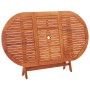 Set de comedor de jardín plegable 9 pzas madera eucalipto by vidaXL, Garden sets - Ref: Foro24-3087158, Price: 452,18 €, Disc...