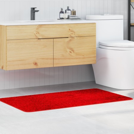 Alfombrilla de baño rectangular roja 70x120 cm de polipropileno antideslizante von , Teppiche und Badematten - Ref: Foro24-40...