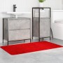 Alfombrilla de baño rectangular roja 70x120 cm de polipropileno