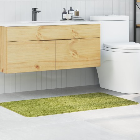 Alfombrilla de baño rectangular verde 70x120 cm de polipropileno antideslizante von , Teppiche und Badematten - Ref: Foro24-4...