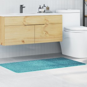 Alfombra de baño rectangular turquesa 70x120 cm de polipropileno antideslizante by , Rugs and bath mats - Ref: Foro24-4019850...