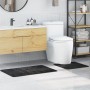 Set de 2 alfombrillas de baño gris oscuro de polipropileno antideslizante de , Alfombras y esterillas de baño - Ref: Foro24-4...