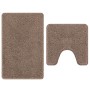 Set de Dos Alfombrillas de Baño VidaXL Marrón de Polipropileno Antideslizante | Foro24.es | Tu tienda online para hogar, jardín y más Foro24.es