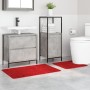 Conjunto de 2 piezas de alfombrillas de baño rojo de polipropileno antideslizante by , Rugs and bath mats - Ref: Foro24-40198...