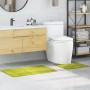 Set de 2 alfombrillas de baño Verde Polipropileno Antideslizante de , Alfombras y esterillas de baño - Ref: Foro24-4019859, P...