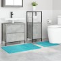Juego de 2 Alfombrillas de Baño Turquesas de Polipropileno Antideslizante von , Teppiche und Badematten - Ref: Foro24-4019860...