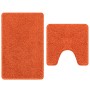 Juego de Alfombrillas de Baño de 2 Piezas Naranja Polipropileno Antideslizante von , Teppiche und Badematten - Ref: Foro24-40...