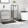 Conjunto de 3 alfombrillas de baño  Gris oscuro Polipropileno Antideslizante | Foro24.es | Tu tienda online para hogar, jardín y más Foro24.es