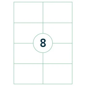 rillprint Selbstklebeetiketten 105x74 mm 500 Blatt weiß von rillprint, Adressetiketten - Ref: Foro24-441029, Preis: 59,40 €, ...