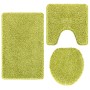 Conjunto de 3 Alfombrillas de Baño  Verde Polipropileno Antideslizante | Foro24.es | Tu tienda online para hogar, jardín y más Foro24.es
