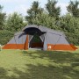 Tienda Familiar con Ventanas Cúpula Gris y Naranja para 6 Personas Impermeable de , Tiendas de campaña - Ref: Foro24-4100672,...