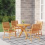 5-tlg. Garten-Essgarnitur aus massivem Akazienholz von vidaXL, Gartensets - Ref: Foro24-3087129, Preis: 427,08 €, Rabatt: %