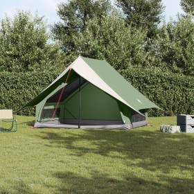 Tienda de Camping A-Frame para 5 Personas Verde