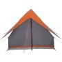 Tienda de Camping en A para 3 Personas Gris y Naranja Impermeable by , tents - Ref: Foro24-4100675, Price: 91,27 €, Discount: %