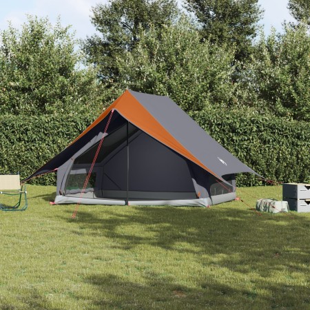 Tienda de Camping A-Frame para 5 Personas Gris y Naranja Impermeable by , tents - Ref: Foro24-4100678, Price: 108,04 €, Disco...