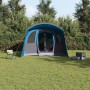 Carpa Familiar con Ventanas Túnel Azul para 8 Personas