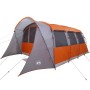 Carpa Familiar  con Ventanas Túnel Gris y Naranja para 8 Personas Impermeable | Foro24.es | Tu tienda online para hogar, jardín y más Foro24.es