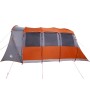 Carpa Familiar  con Ventanas Túnel Gris y Naranja para 8 Personas Impermeable | Foro24.es | Tu tienda online para hogar, jardín y más Foro24.es