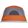 Carpa Familiar  con Ventanas Túnel Gris y Naranja para 8 Personas Impermeable | Foro24.es | Tu tienda online para hogar, jardín y más Foro24.es