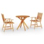 Garten-Essgruppe 3-teilig aus massivem Akazienholz von vidaXL, Gartensets - Ref: Foro24-3087128, Preis: 275,95 €, Rabatt: %