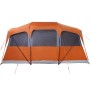 Tienda Familiar con Ventanas, Domo Gris y Naranja para 10 Personas, Impermeable | Foro24.es | Tu tienda online para hogar, jardín y más Foro24.es
