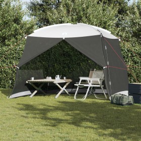 Red Antimosquitos para Camping con Puerta Gris