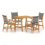 Garten-Essgruppe 5-teilig aus massivem Akazienholz von vidaXL, Gartensets - Ref: Foro24-3087123, Preis: 342,90 €, Rabatt: %