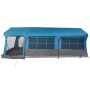 Tienda de Camping con Ventanas Azul para 10 Personas Impermeable by , tents - Ref: Foro24-4100698, Price: 406,50 €, Discount: %