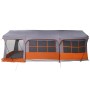 Carpa de Camping con Ventanas Gris y Naranja para 10 Personas Impermeable von , Zelte - Ref: Foro24-4100699, Preis: 408,10 €,...