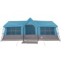 Tienda de Camping con Ventanas Azul 12 Personas Impermeable de , Tiendas de campaña - Ref: Foro24-4100701, Precio: 406,75 €, ...