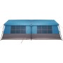 Tienda de Camping con Ventanas Azul 12 Personas Impermeable de , Tiendas de campaña - Ref: Foro24-4100701, Precio: 406,75 €, ...