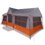 Tienda de Camping con Ventanas Gris y Naranja para 12 Personas Impermeable by , tents - Ref: Foro24-4100702, Price: 456,25 €,...