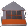 Tienda de Camping con Ventanas Gris y Naranja para 12 Personas Impermeable by , tents - Ref: Foro24-4100702, Price: 456,25 €,...