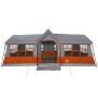 Tienda de Camping con Ventanas Gris y Naranja para 12 Personas Impermeable by , tents - Ref: Foro24-4100702, Price: 456,25 €,...