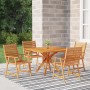 Garten-Essgruppe 5-teilig aus massivem Akazienholz von vidaXL, Gartensets - Ref: Foro24-3087139, Preis: 473,79 €, Rabatt: %