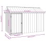 Aviario para Pájaros Antracita 112x215x141 cm Acero by , Feet and bird cages - Ref: Foro24-4100923, Price: 297,79 €, Discount: %