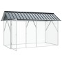 Aviario para Aves Anthracite 112x227x141 cm Acero von , Füße und Vogelkäfige - Ref: Foro24-4100924, Preis: 235,62 €, Rabatt: %