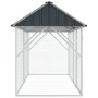 Aviario para Aves Anthracite 112x227x141 cm Acero von , Füße und Vogelkäfige - Ref: Foro24-4100924, Preis: 235,62 €, Rabatt: %