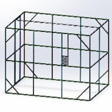 Aviario para Aves Antracita 302x208x214 cm de Acero de , Pies y jaulas para pájaros - Ref: Foro24-4100939, Precio: 196,44 €, ...